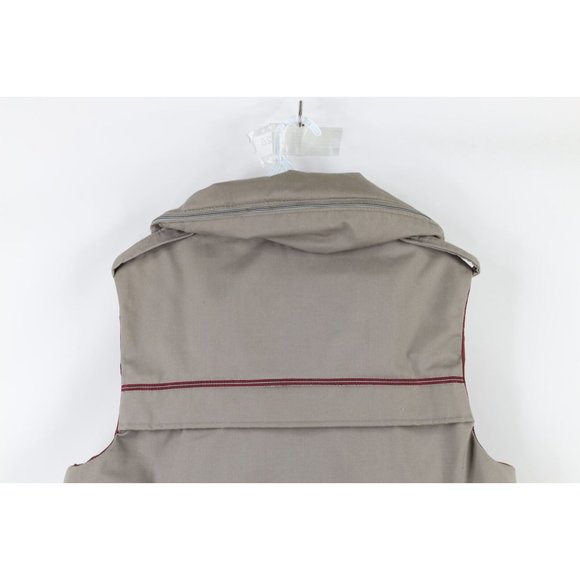 Vintage 80s America's Cup Mens Large Spell Out Life Jacket Buoyant Vest Gray USA - Picture 8 of 9